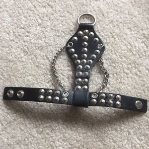 Studded O ring bracelet